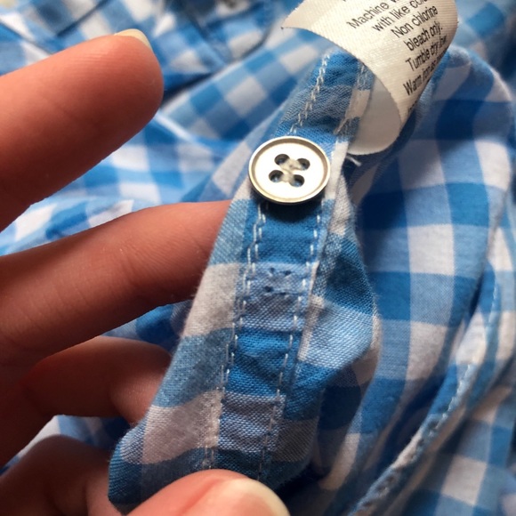 J. Crew factory gingham top - Picture 5 of 8